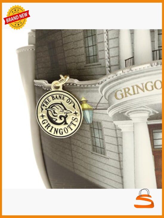 Loungefly Harry Potter Gringotts Dragon Double Strap Shoulder Bag